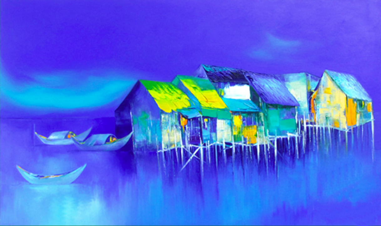 BLUE FOG    Oil on Canvas    80 x 133cm _ 31.5 x 52.4inch.png